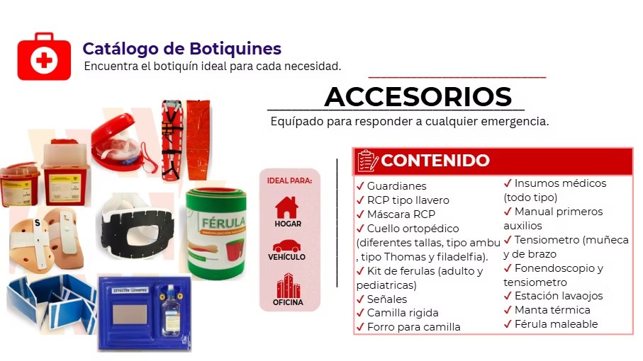 Accesorios para botiquín