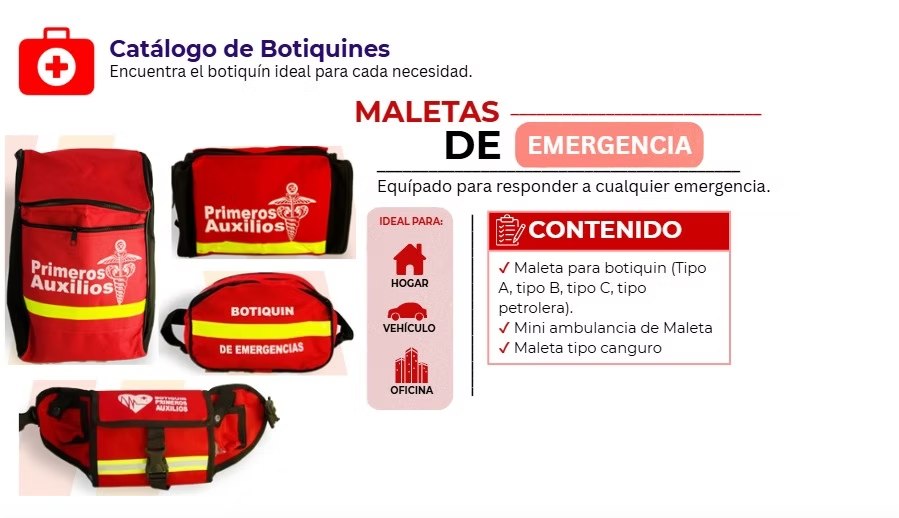 Maletas de emergencia