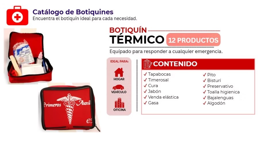 Botiquín térmico · 12 productos