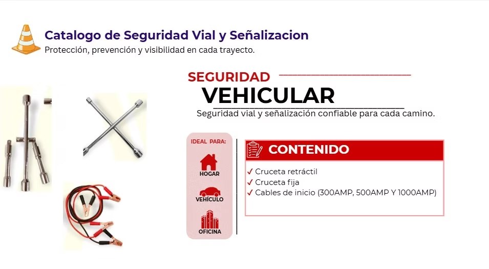 Elementos de seguridad vehicular