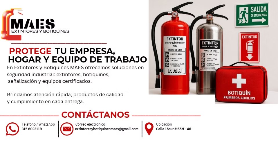 MAES Extintores y Botiquines — Quiénes somos